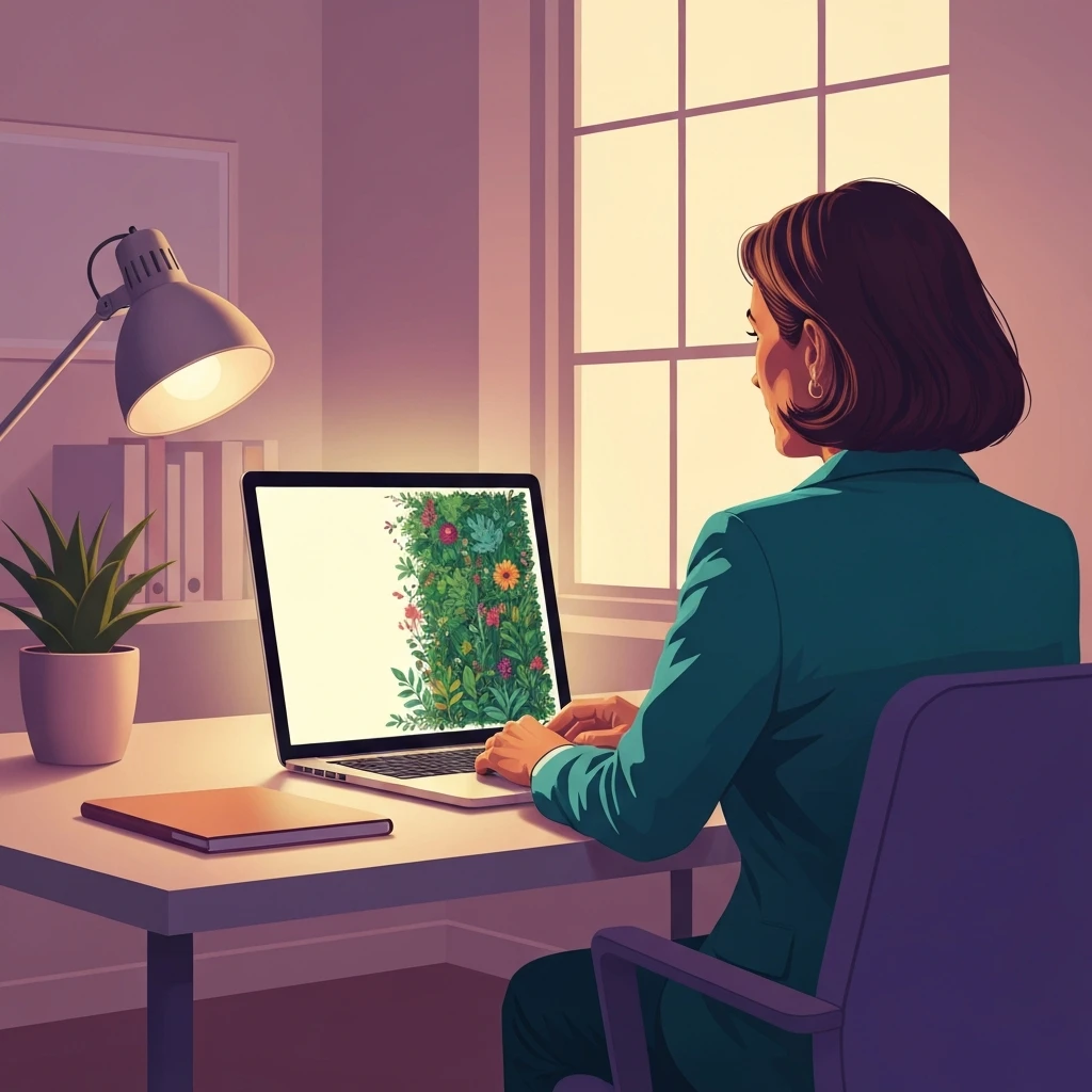 A professional overcoming fear of failure at work by transforming task paralysis into creative growth. fear-of-failure-at-work-bestie-ai.webp