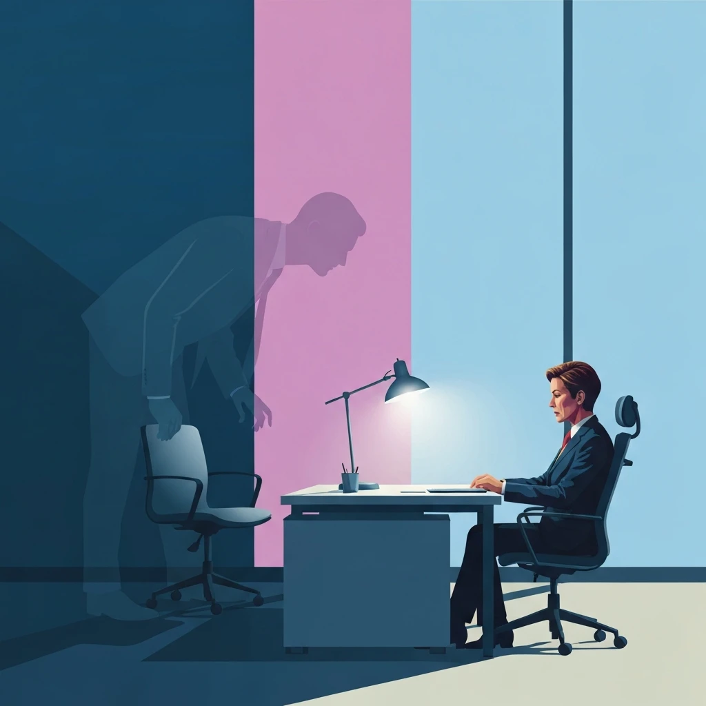 A professional setting boundaries while dealing with colleagues acting like they are in charge, bestie-ai.webp