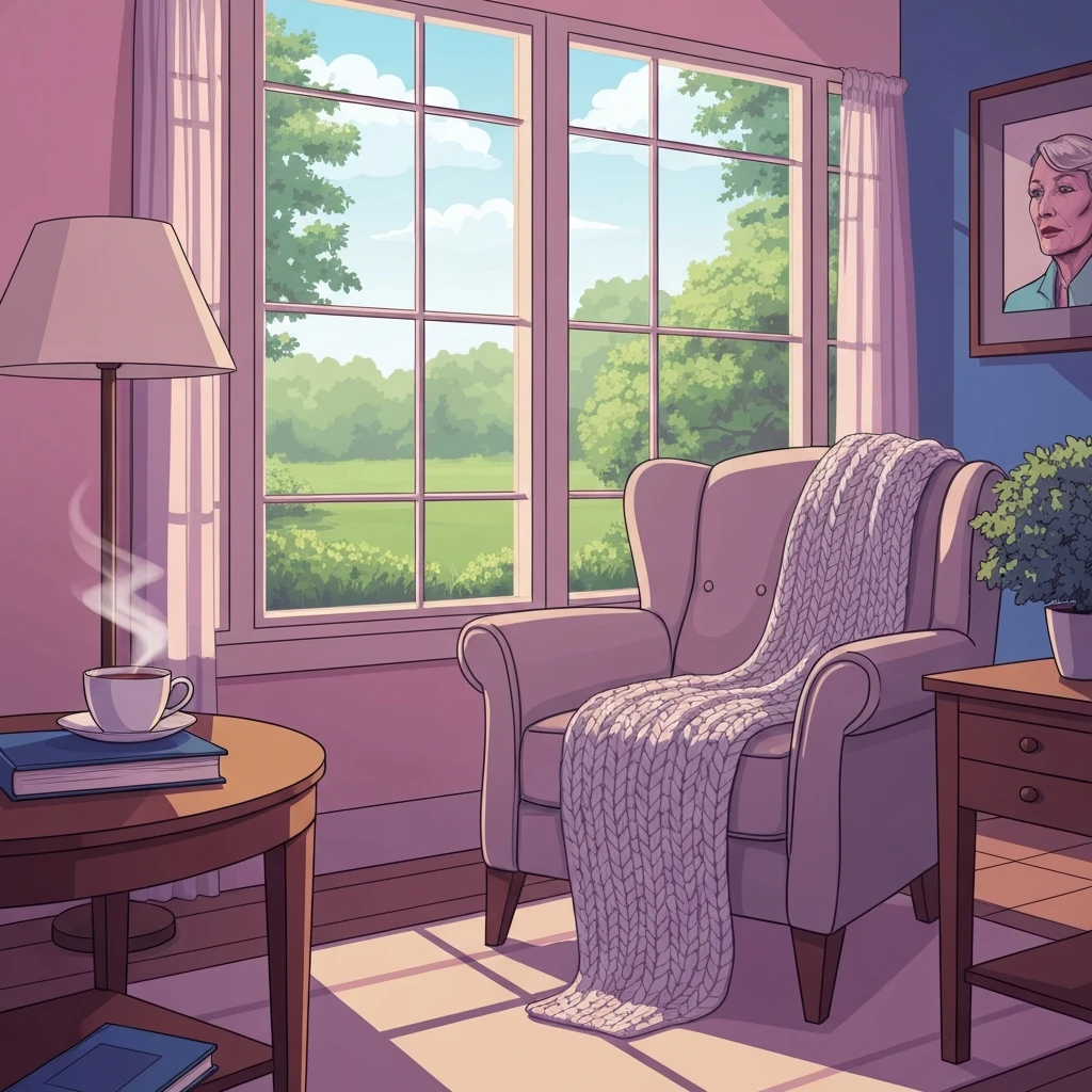 best-respite-care-options-for-burnout-bestie-ai.webp - A peaceful sunroom representing the restoration found through the best respite care options for burnout.