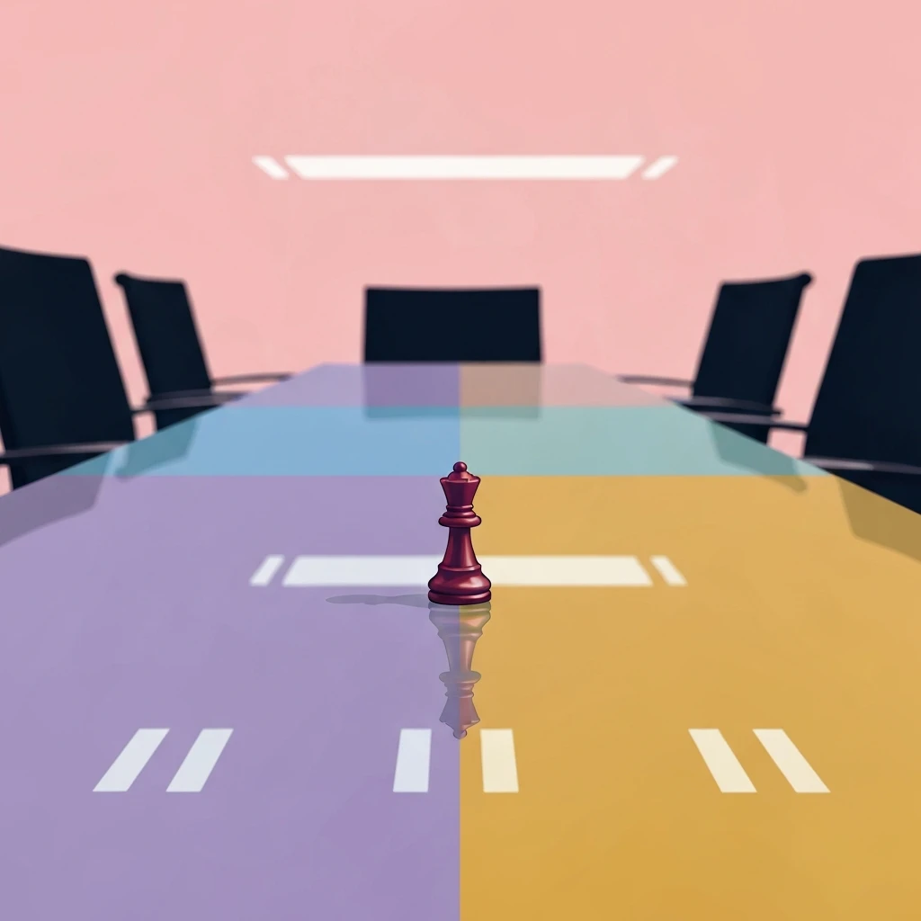 A lone chess piece on a corporate table representing the strategy of reporting workplace emotional abuse to hr-bestie-ai.webp