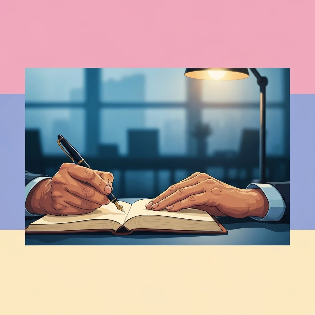 A person documenting workplace emotional abuse in a private journal to build a record of truth. documenting-workplace-emotional-abuse-bestie-ai.webp