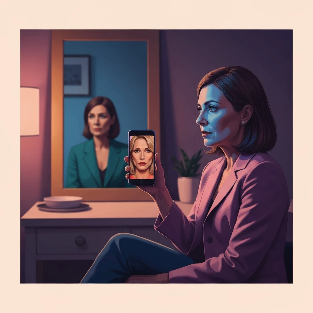 The Digital Mask: Dissecting Social Media Impact on Body Image and Aging