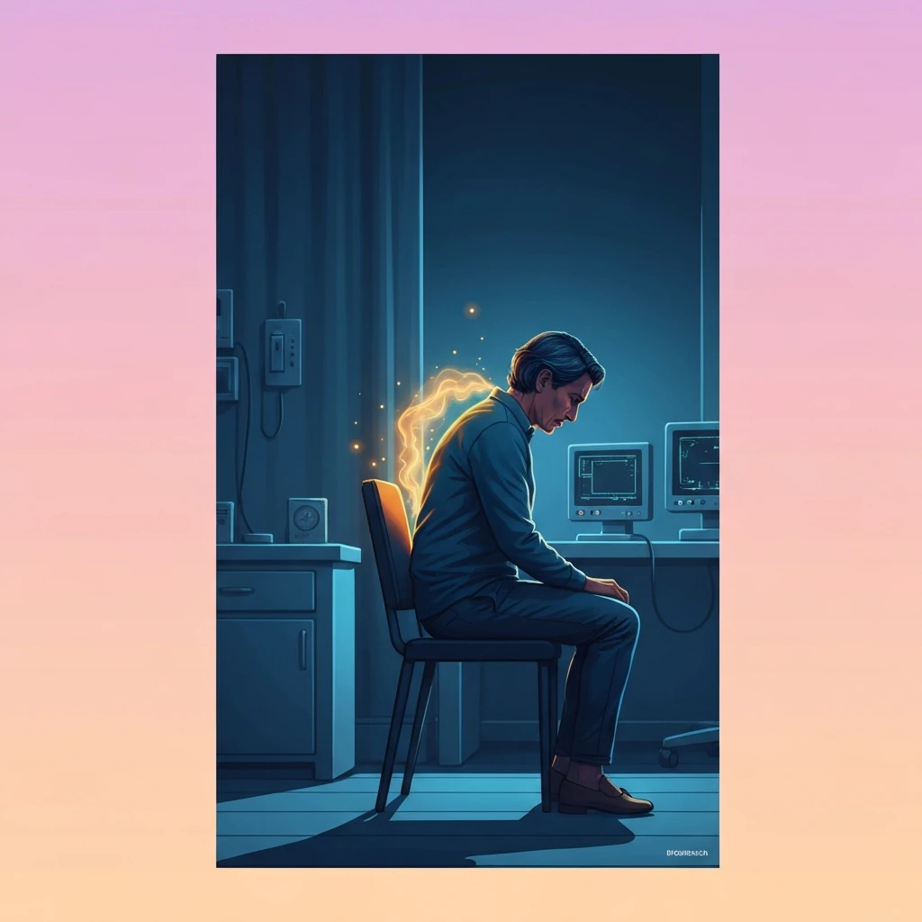 A visual representation of the physical effects of caregiver stress showing the weight of responsibility on the human body-bestie-ai.webp