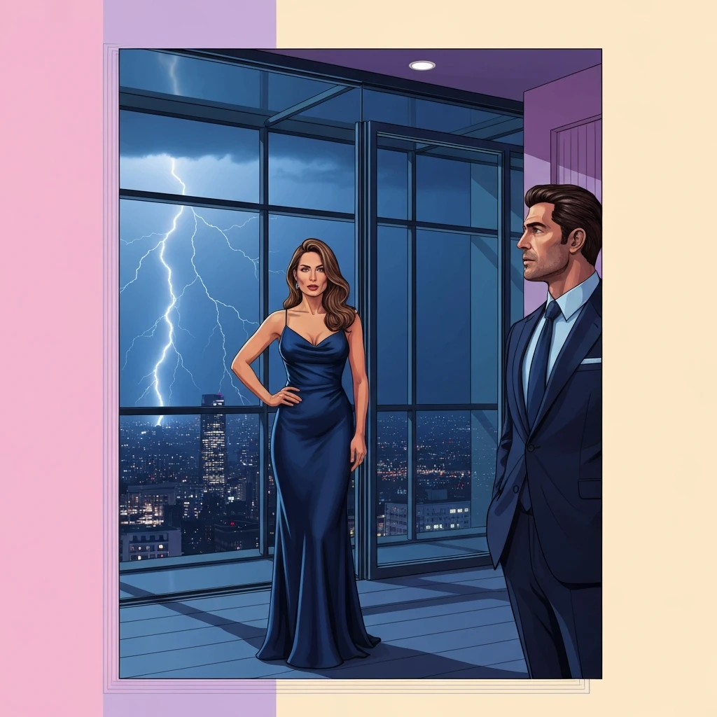 The Tycoon's Surprising Wife: Life Of Secrets reimagined with Isabella standing her ground in a luxury penthouse.